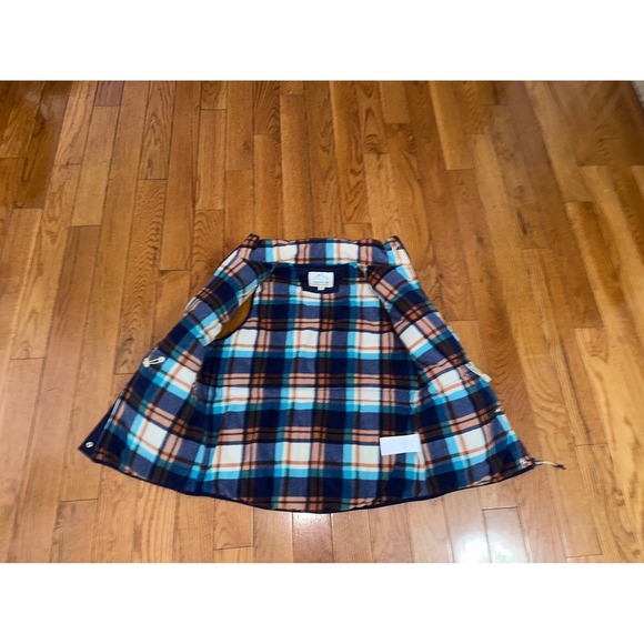 New Mountain and Isles Quilted Vest Puffer Lightweight Snap Button Navy XS - Picture 5 of 11